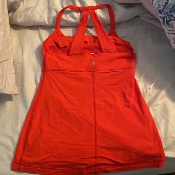 Lululemon red workout top. - Picture 2 of 3